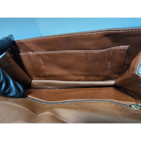 LOUIS VUITTON Monogram Dame Clutch Bag Brown - Picture 13 of 13